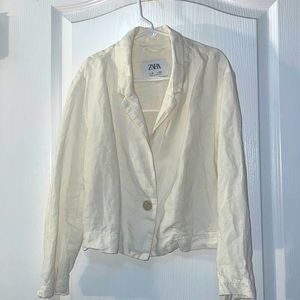 Zara Linen Blazer